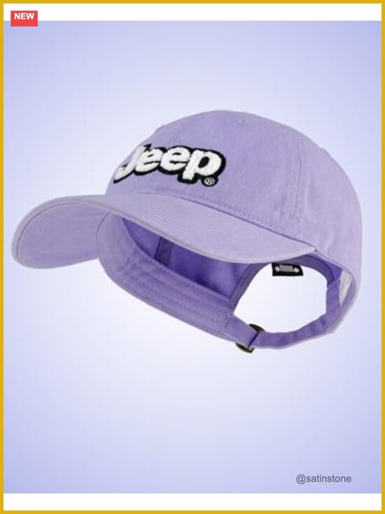Garment Washed Cotton Twill Baseball Cap, Chenille Logo, Adjustable Strap, main image 5
